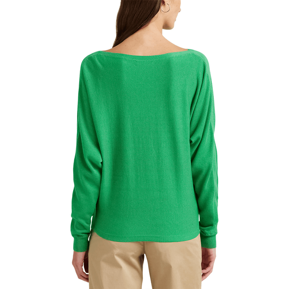 Lauren Ralph Lauren Cotton Blend Dolman Sleeve Jumper